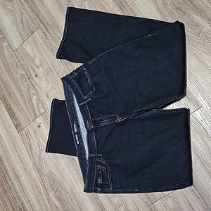 Old Navy Original Denim Mid-Rise Diva Bootcut Dark Blue Jeans Women's 14 Short